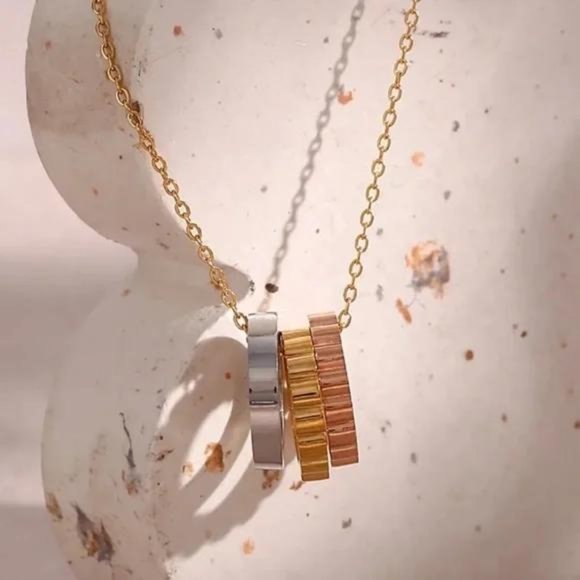 NEW 18K GOLD PENDANT NECKLACE - Picture 5 of 6